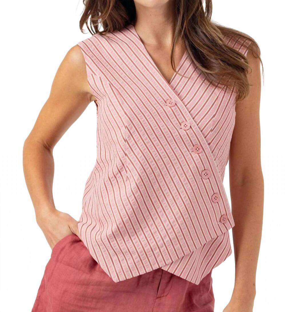NEW SUNDAYS women's nori vest in pink